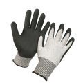 DMF Free PU Coated ANSI A4 Cut Resistant Working Safety Glove